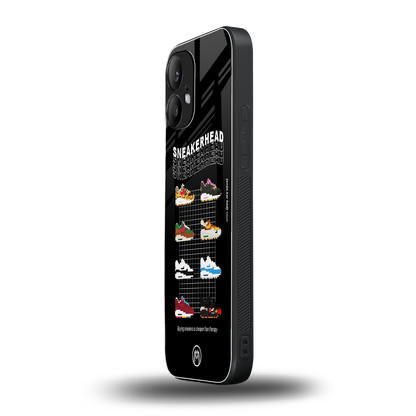 sneakerhead back phone cover | glass case for nothing phone 2