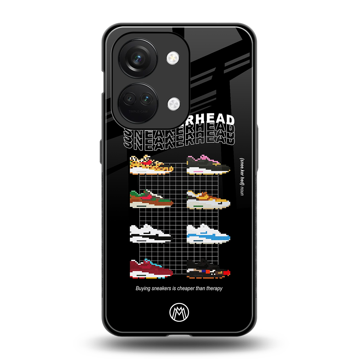 sneakerhead back phone cover | glass case for oneplus nord 3