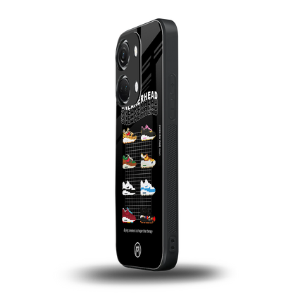 sneakerhead back phone cover | glass case for oneplus nord 3