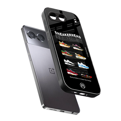 sneakerhead back phone cover | glass case for oneplus nord 4
