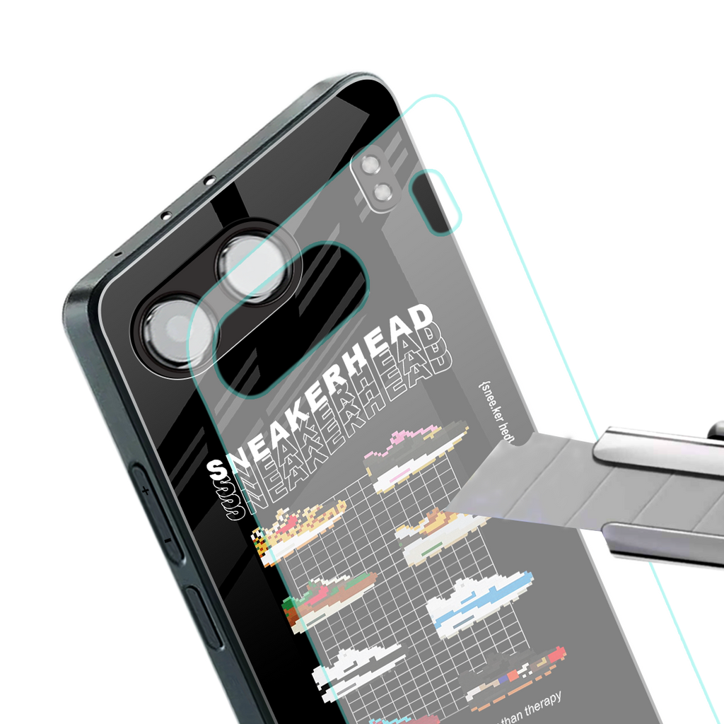 sneakerhead back phone cover | glass case for oneplus nord 4