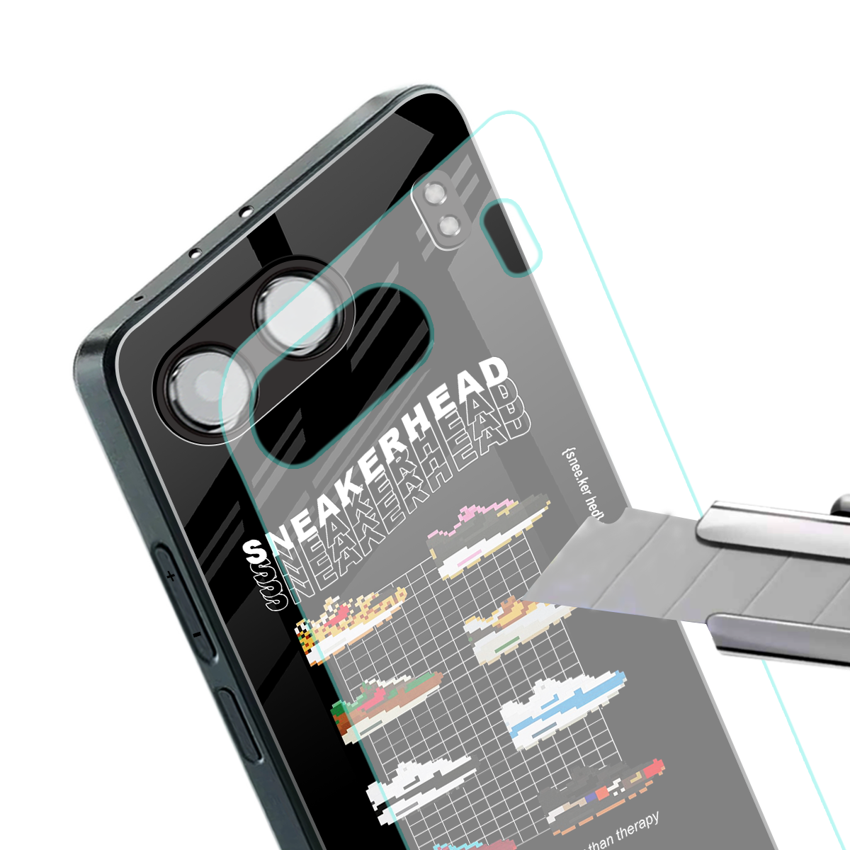sneakerhead back phone cover | glass case for oneplus nord 4