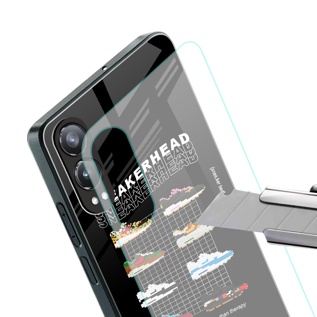 sneakerhead back phone cover | glass case for oneplus nord ce 4 lite