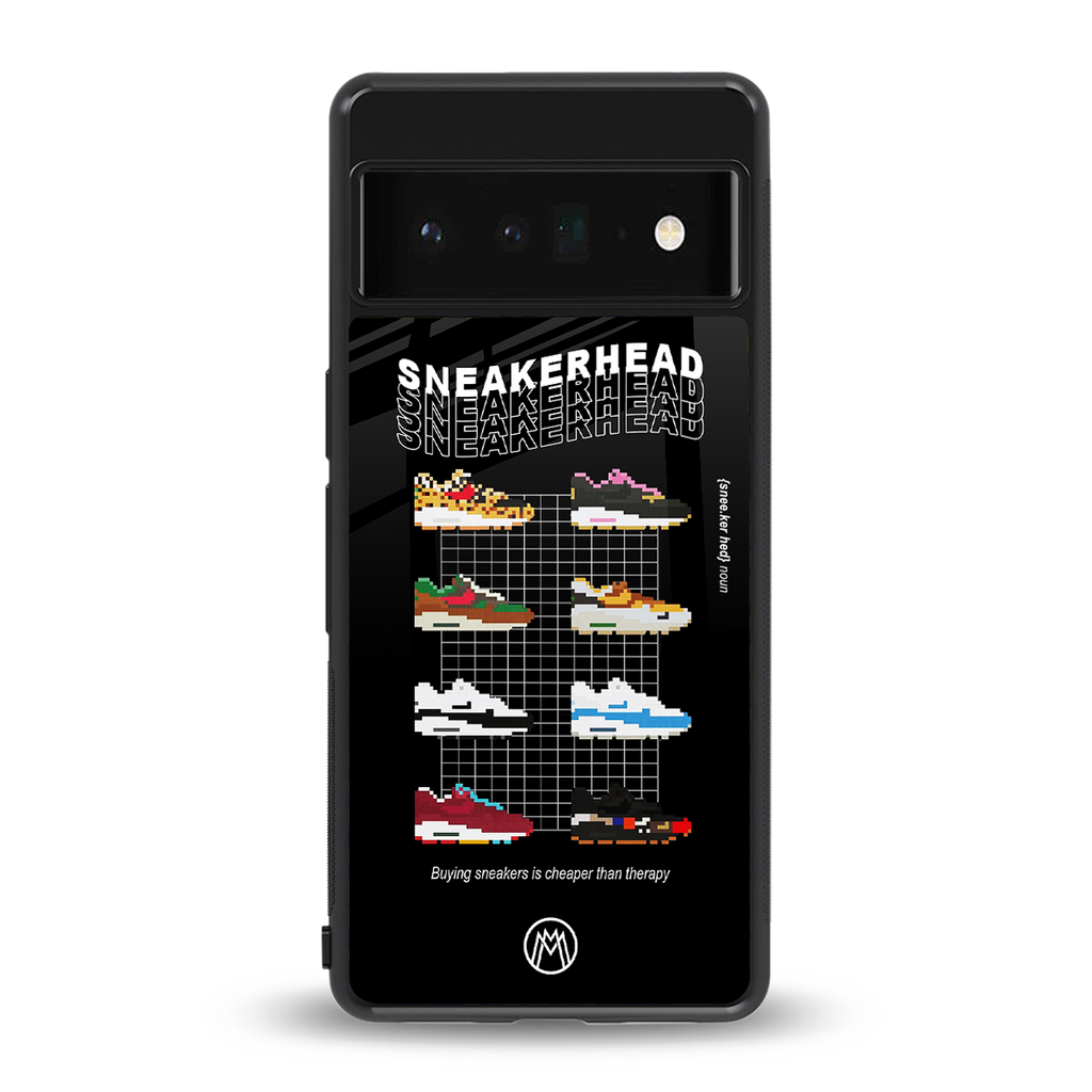 sneakerhead back phone cover | glass case for google pixel 6 pro