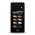 sneakerhead back phone cover | glass case for google pixel 6 pro