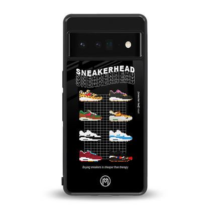 sneakerhead back phone cover | glass case for google pixel 6 pro