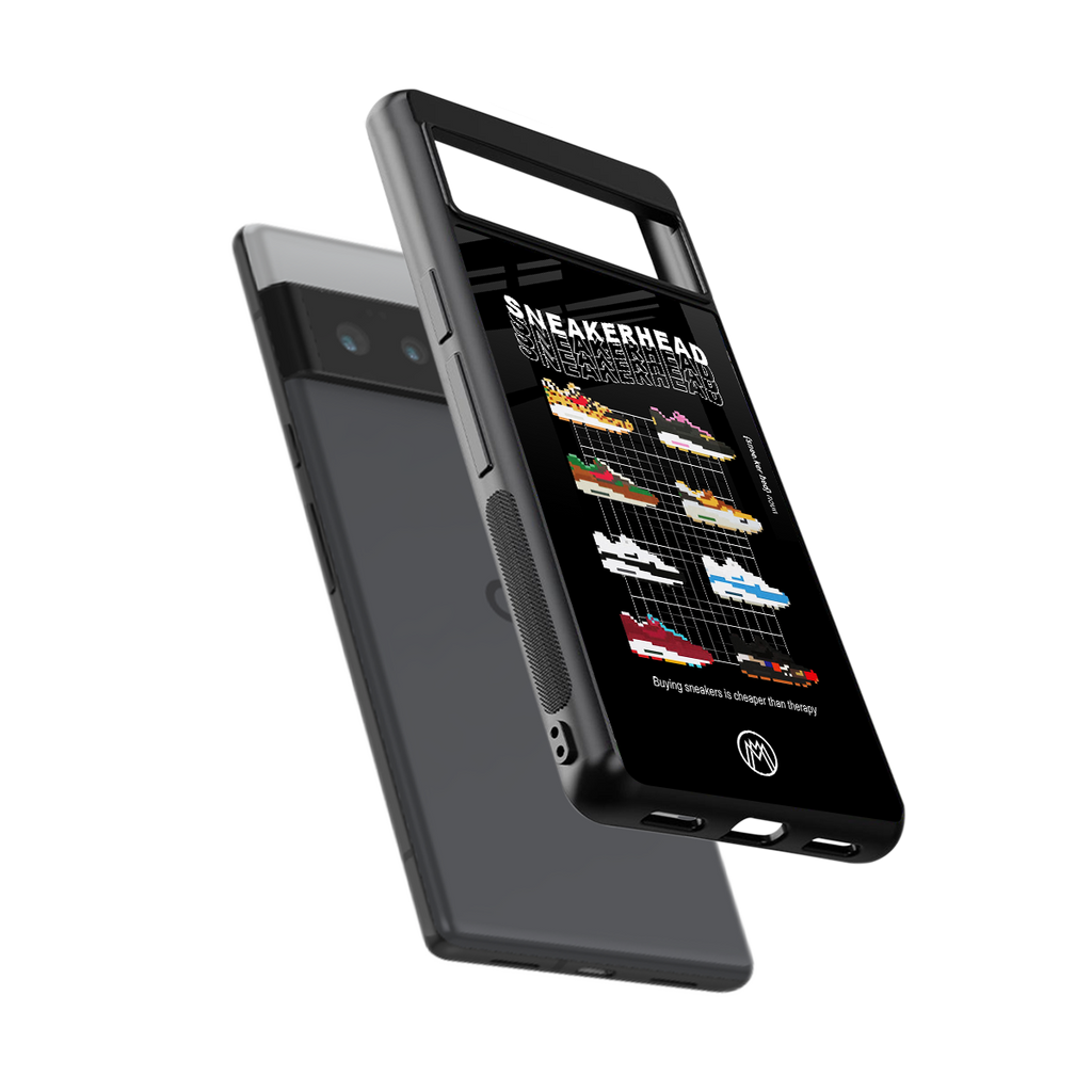 sneakerhead back phone cover | glass case for google pixel 6 pro