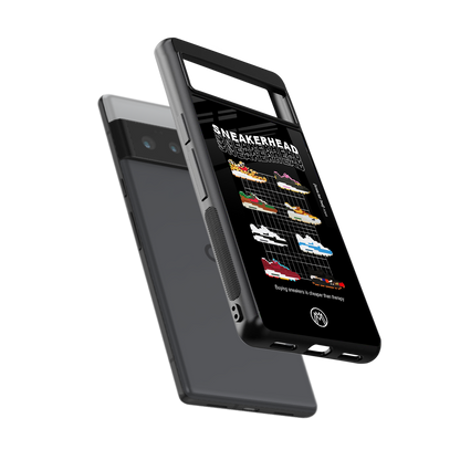 sneakerhead back phone cover | glass case for google pixel 6 pro
