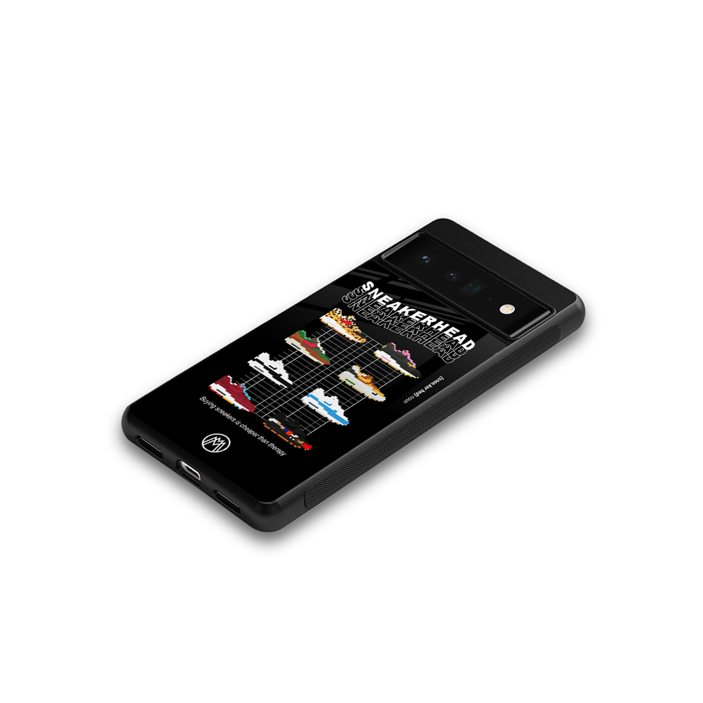 sneakerhead back phone cover | glass case for google pixel 6 pro