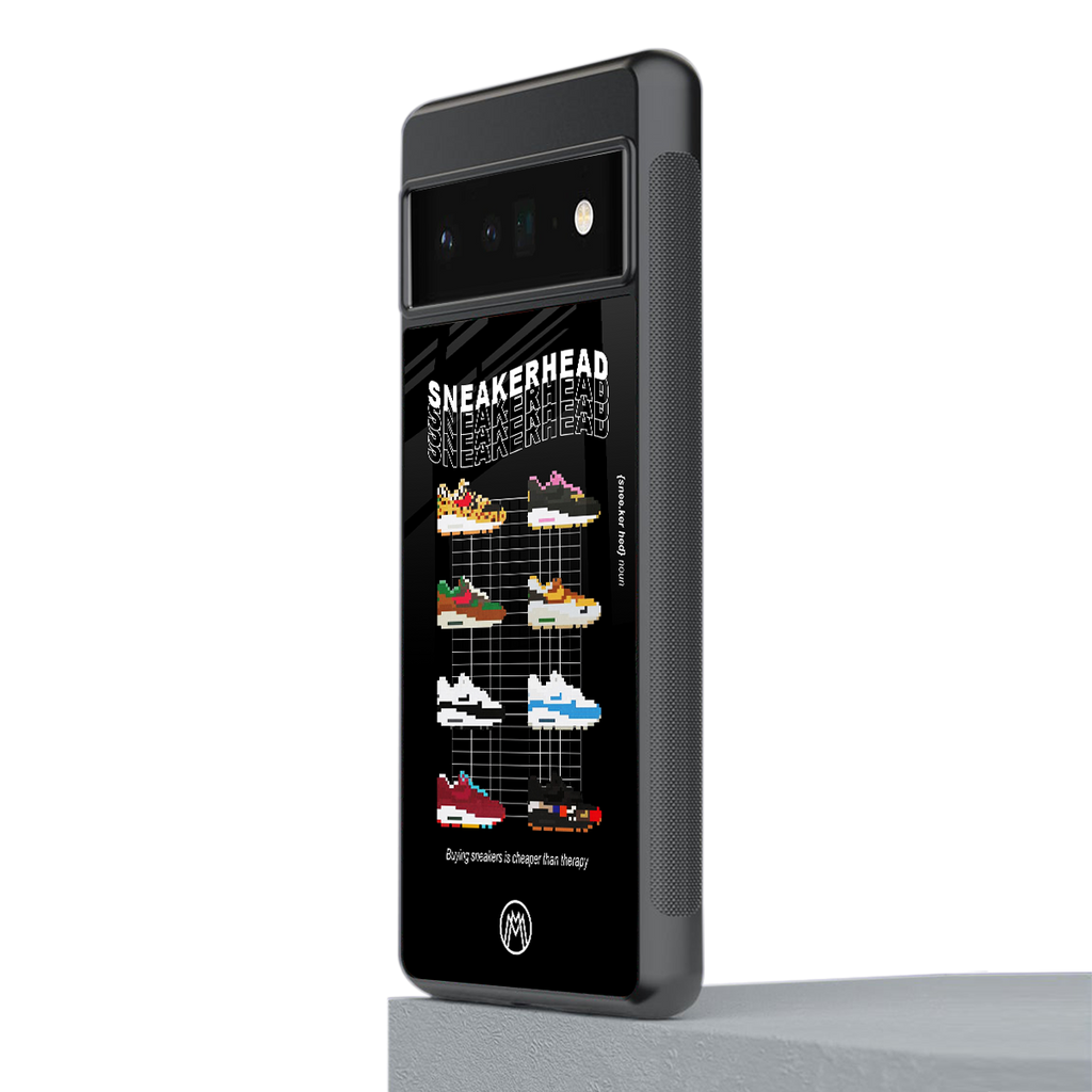 sneakerhead back phone cover | glass case for google pixel 6 pro