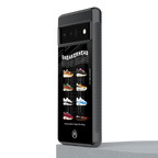 sneakerhead back phone cover | glass case for google pixel 6 pro