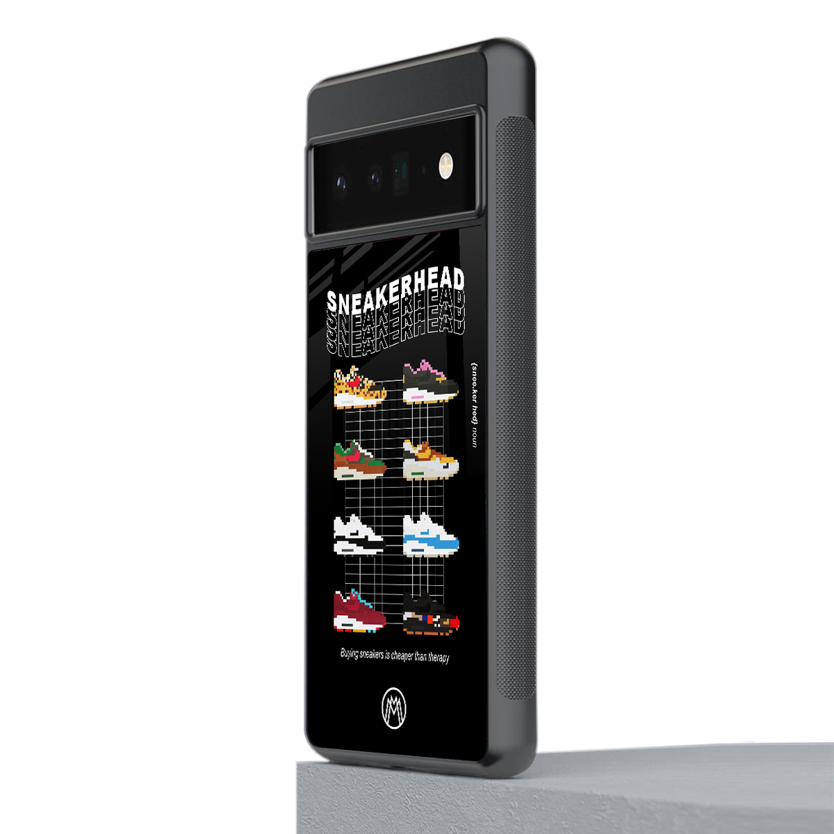 sneakerhead back phone cover | glass case for google pixel 6 pro