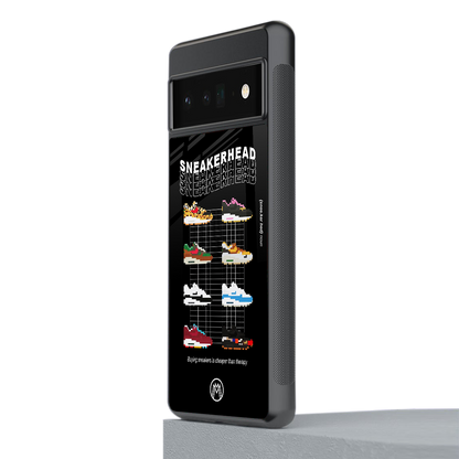 sneakerhead back phone cover | glass case for google pixel 6 pro