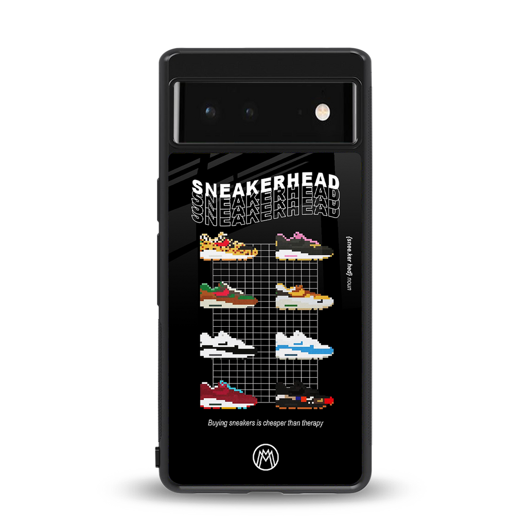 sneakerhead back phone cover | glass case for google pixel 6