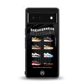 sneakerhead back phone cover | glass case for google pixel 6
