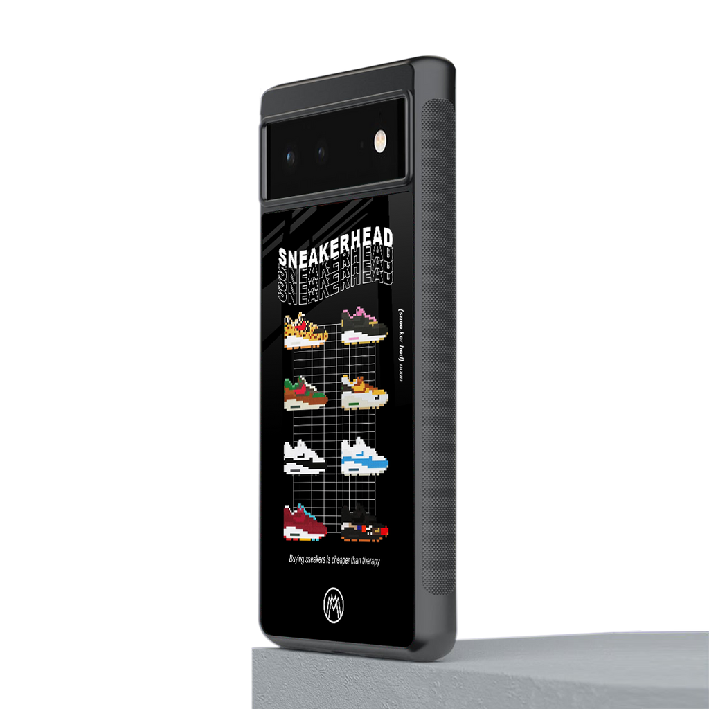 sneakerhead back phone cover | glass case for google pixel 6