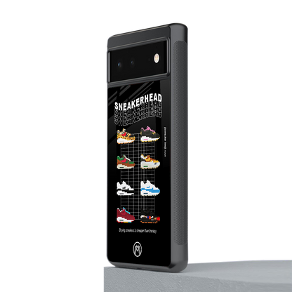sneakerhead back phone cover | glass case for Google Pixel 6A