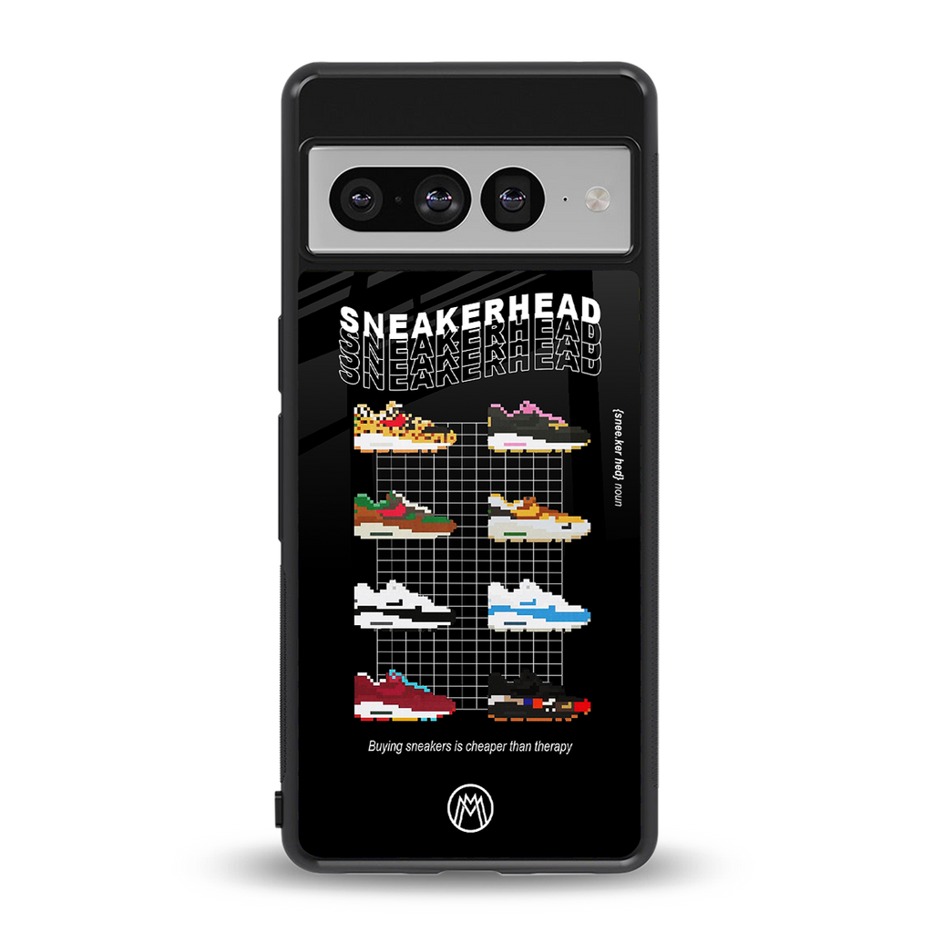 sneakerhead back phone cover | glass case for google pixel 7 pro