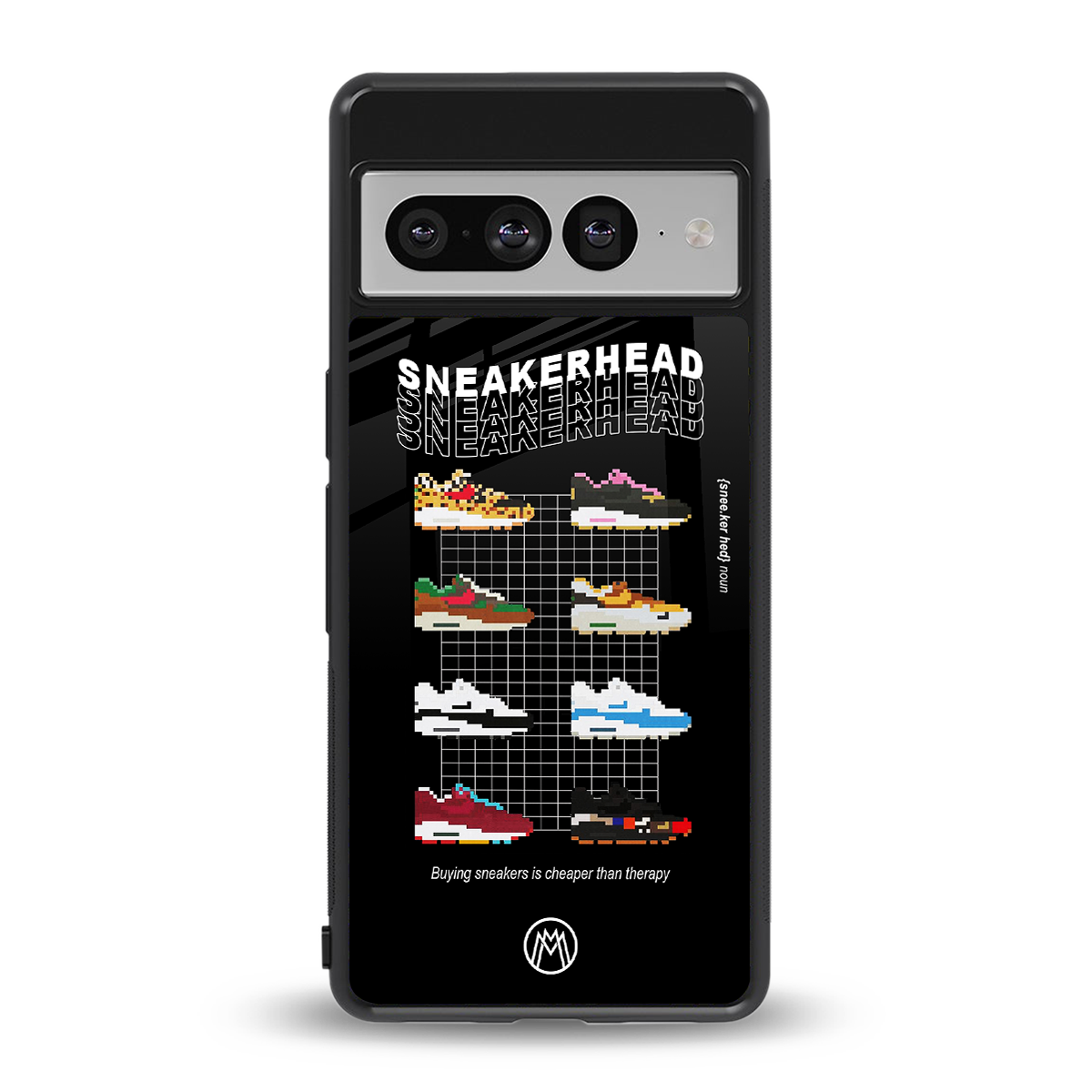 sneakerhead back phone cover | glass case for google pixel 7 pro
