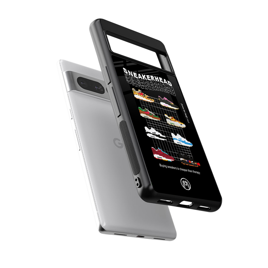 sneakerhead back phone cover | glass case for google pixel 7 pro