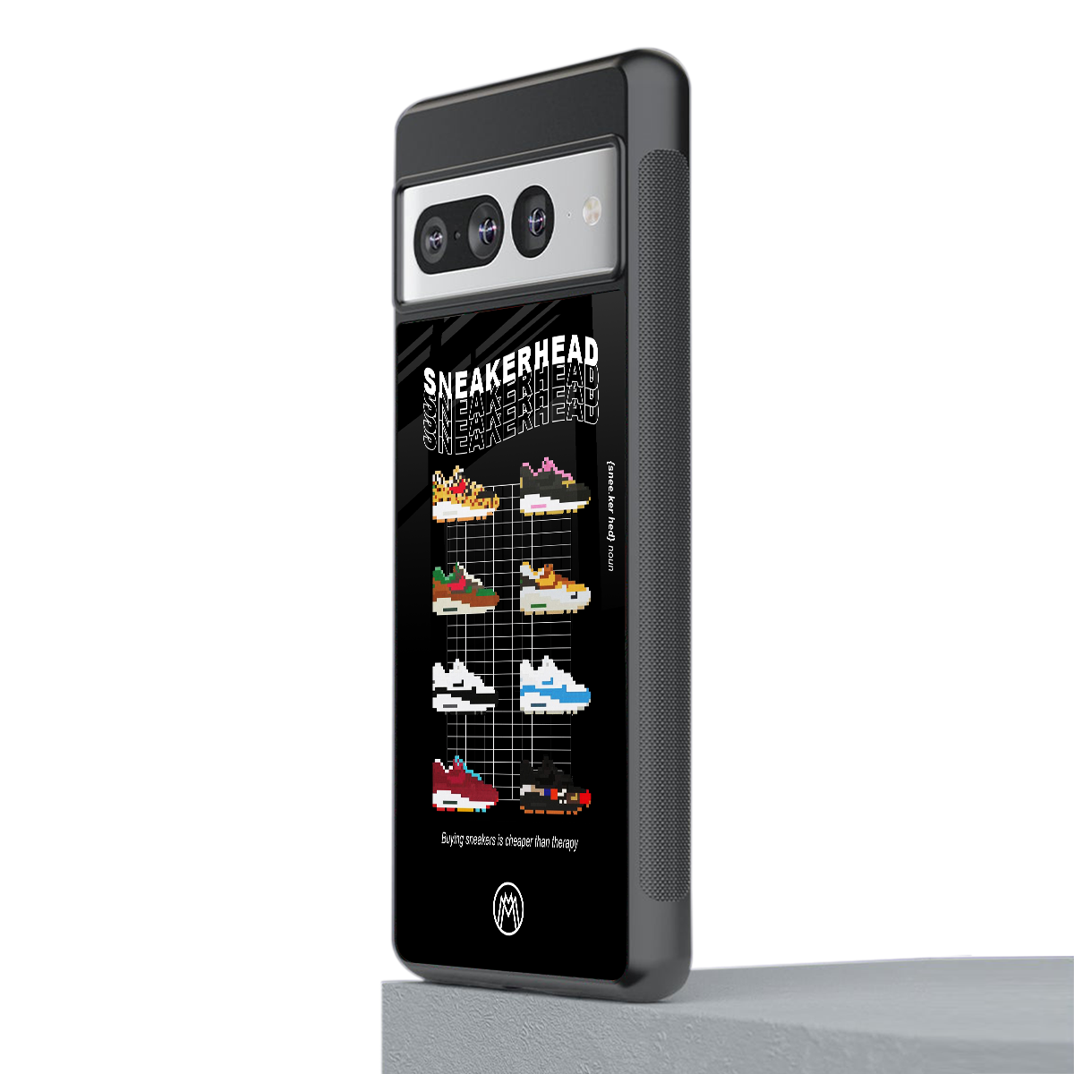 sneakerhead back phone cover | glass case for google pixel 7 pro