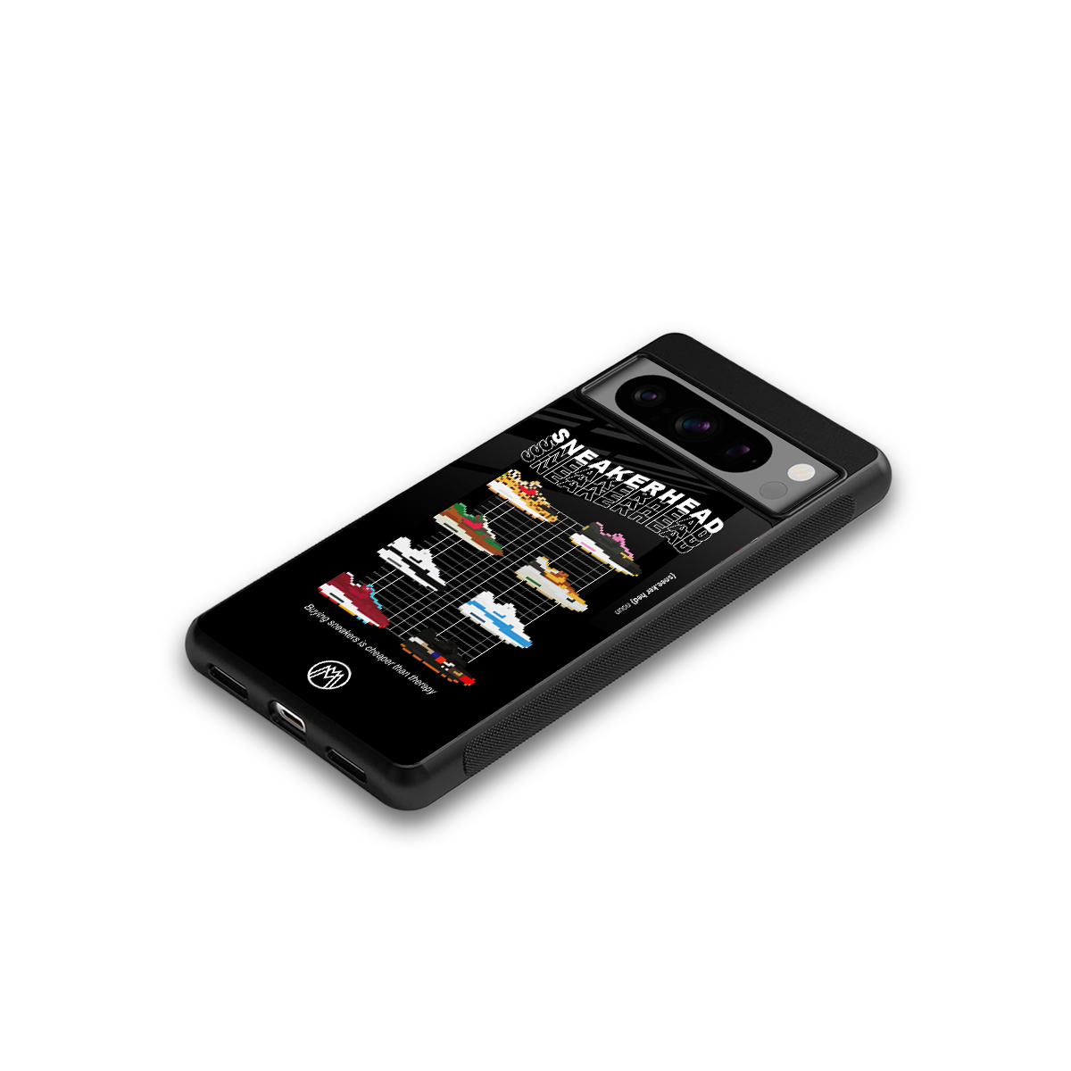 sneakerhead back phone cover | glass case for google pixel 8 pro