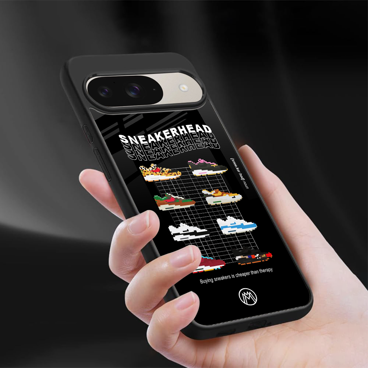 sneakerhead back phone cover | glass case for google pixel 9