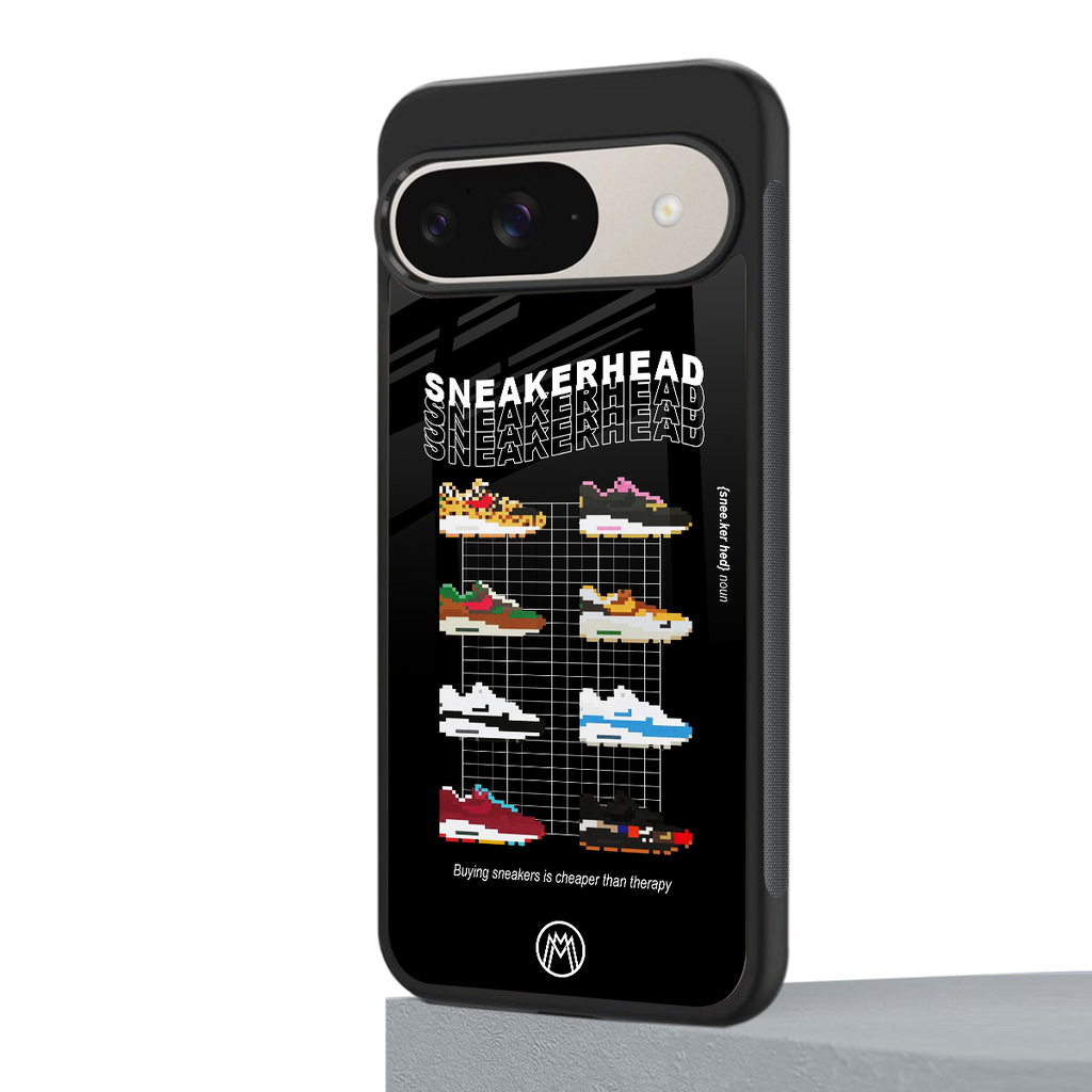sneakerhead back phone cover | glass case for google pixel 9