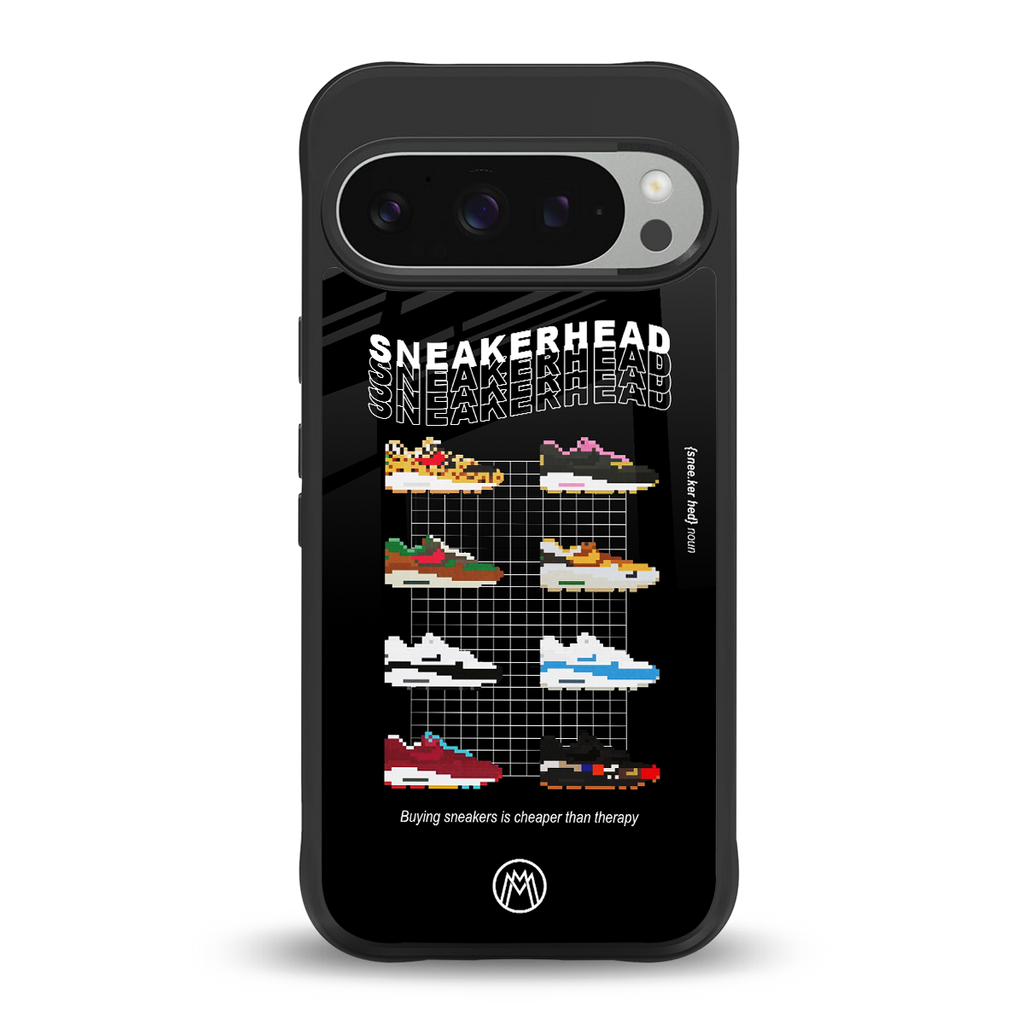 sneakerhead back phone cover | glass case for google pixel 9 pro