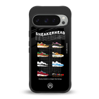 sneakerhead back phone cover | glass case for google pixel 9 pro xl