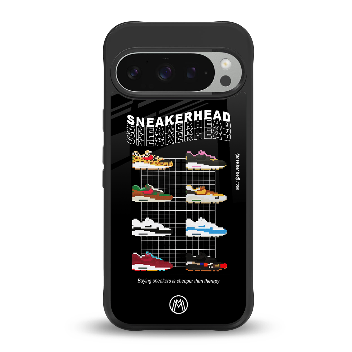 sneakerhead back phone cover | glass case for google pixel 9 pro xl