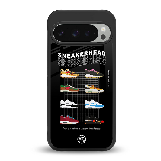 sneakerhead back phone cover | glass case for google pixel 9 pro xl