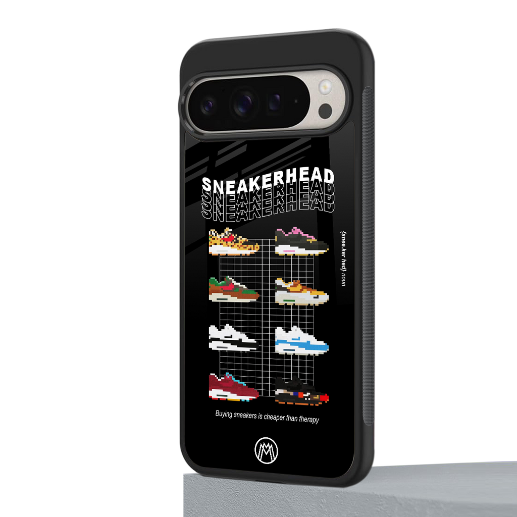 sneakerhead back phone cover | glass case for google pixel 9 pro