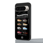 sneakerhead back phone cover | glass case for google pixel 9 pro xl