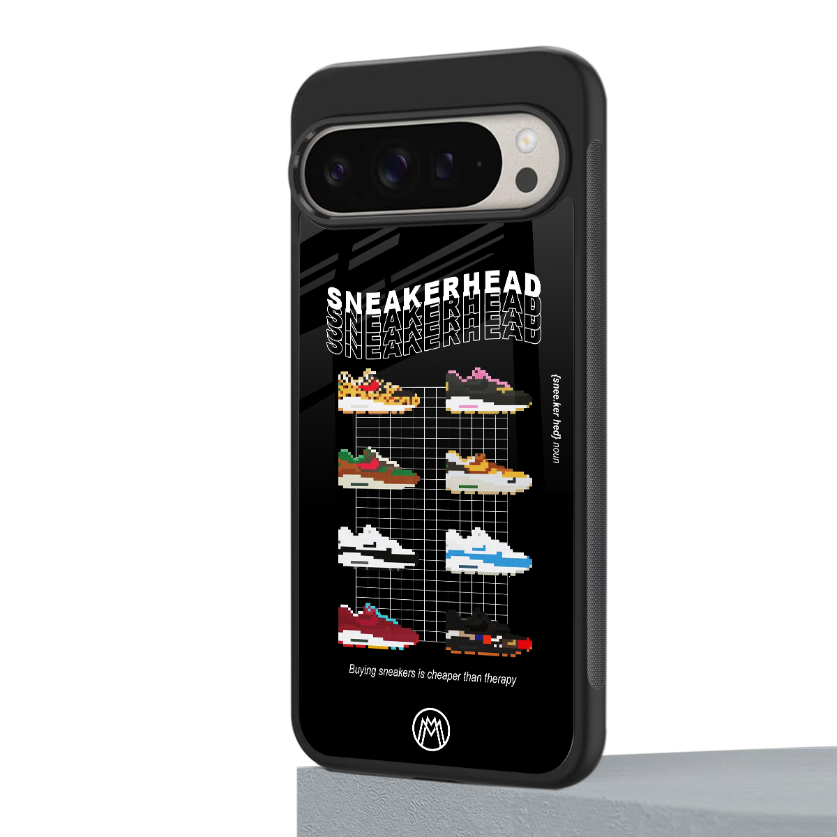 sneakerhead back phone cover | glass case for google pixel 9 pro xl