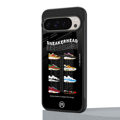 sneakerhead back phone cover | glass case for google pixel 9 pro xl