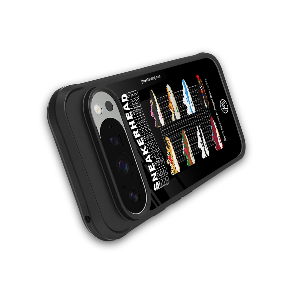 sneakerhead back phone cover | glass case for google pixel 9 pro