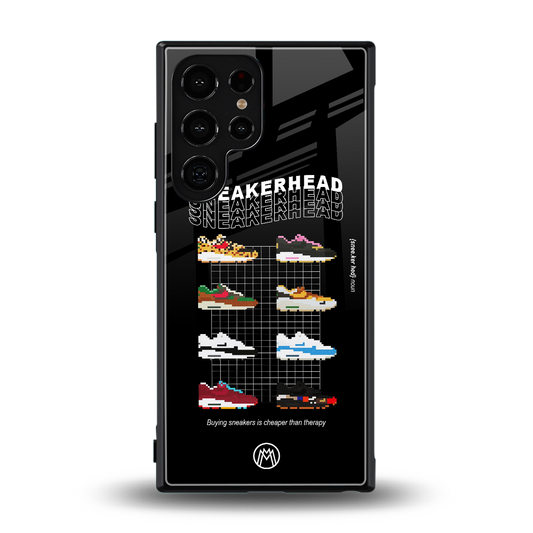 sneakerhead back phone cover | glass case for samsung galaxy s24 ultra