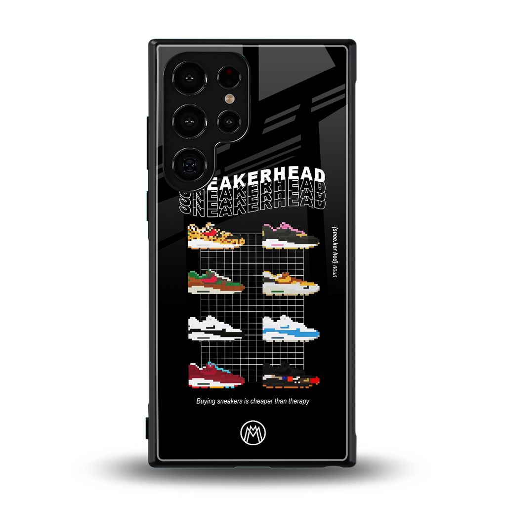 sneakerhead back phone cover | glass case for samsung galaxy s23 ultra