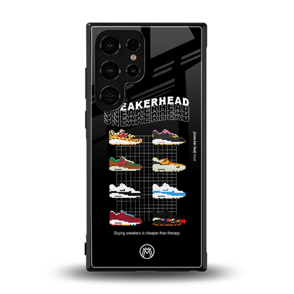 sneakerhead back phone cover | glass case for samsung galaxy s23 ultra