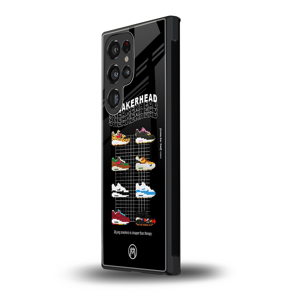sneakerhead back phone cover | glass case for samsung galaxy s23 ultra