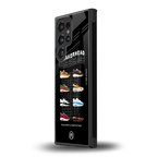 sneakerhead back phone cover | glass case for samsung galaxy s23 ultra