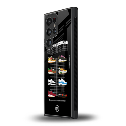 sneakerhead back phone cover | glass case for samsung galaxy s23 ultra