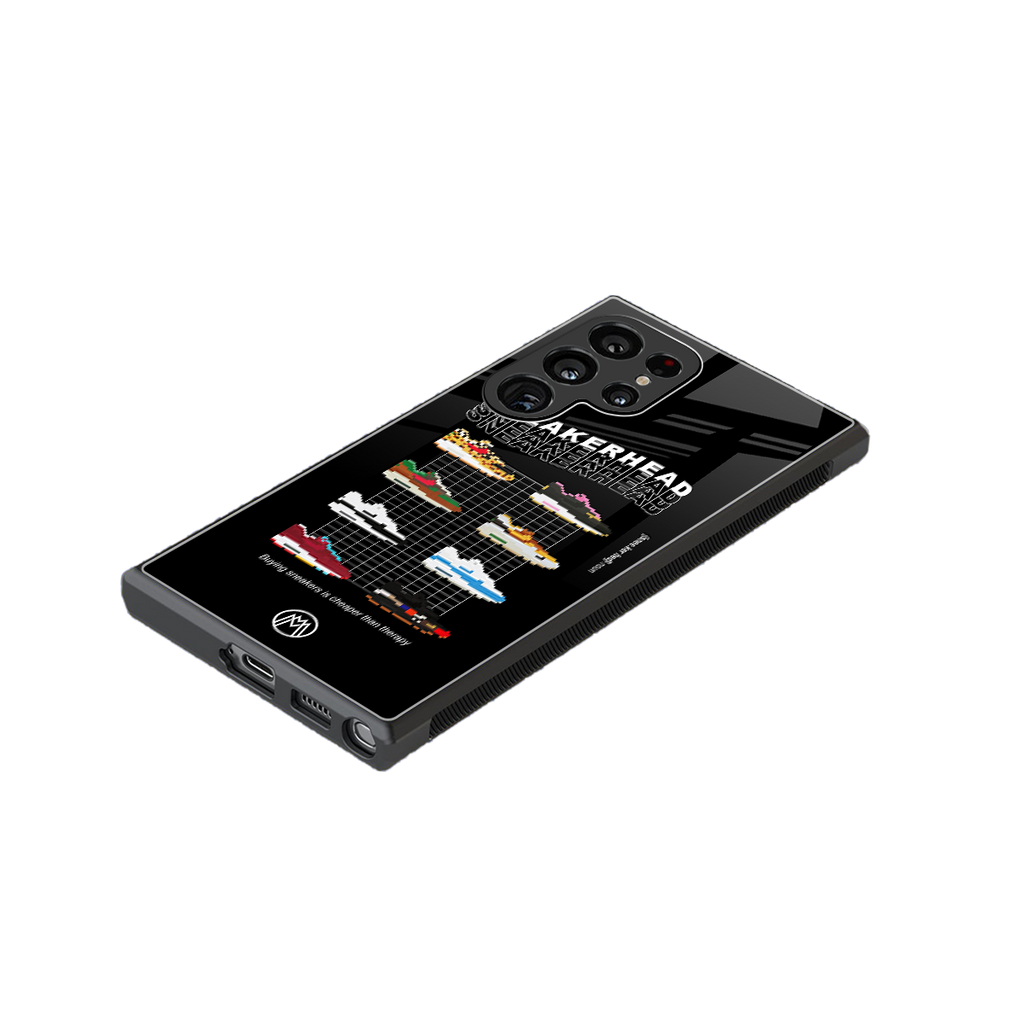 sneakerhead back phone cover | glass case for samsung galaxy s23 ultra