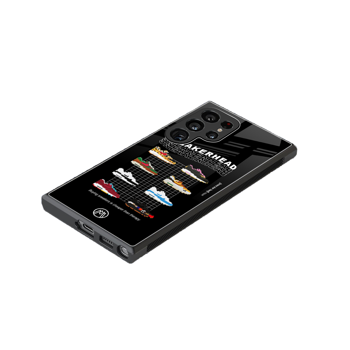 sneakerhead back phone cover | glass case for samsung galaxy s23 ultra
