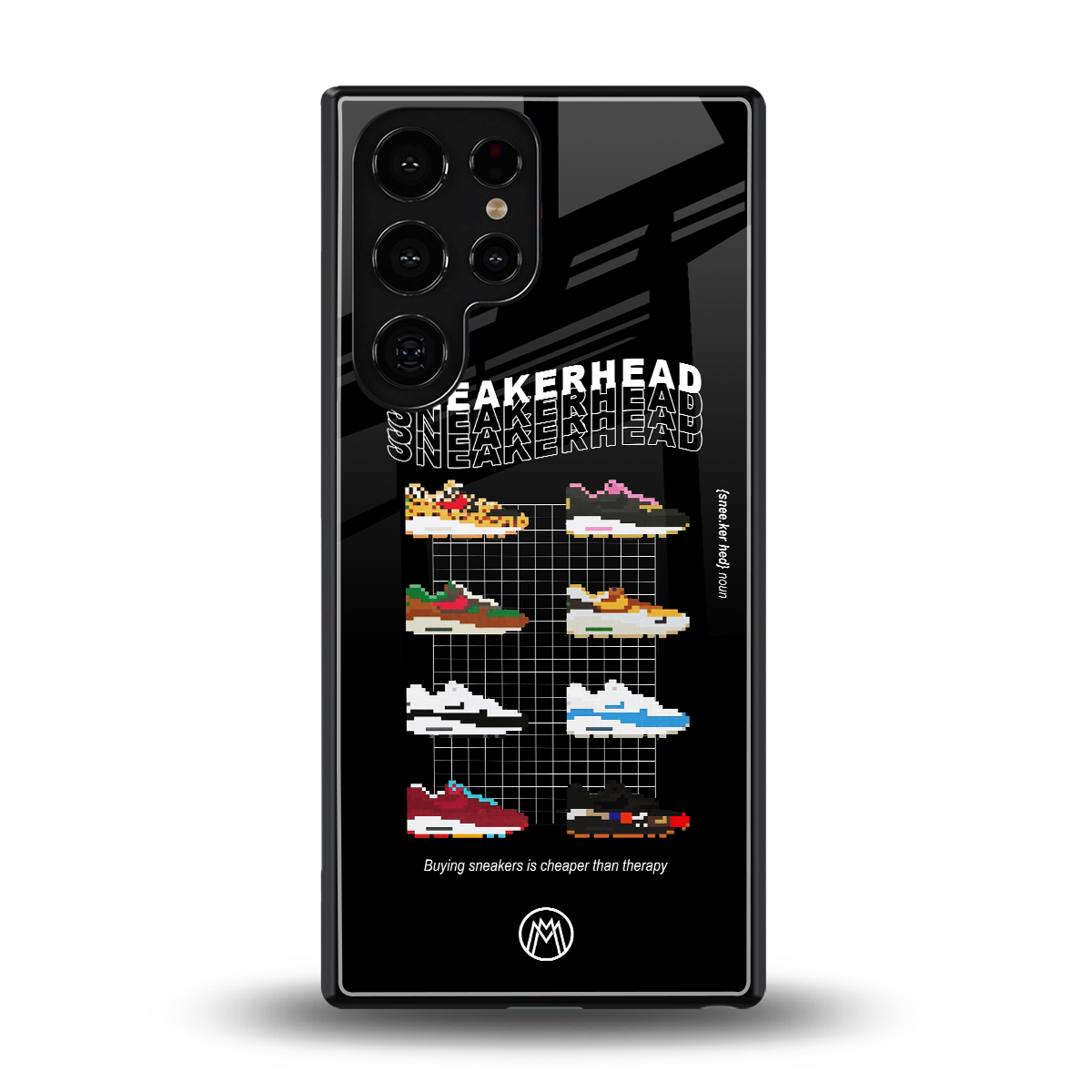 sneakerhead back phone cover | glass case for samsung galaxy s25 ultra