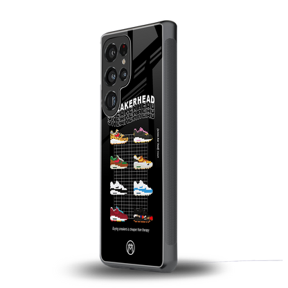 sneakerhead back phone cover | glass case for samsung galaxy s25 ultra
