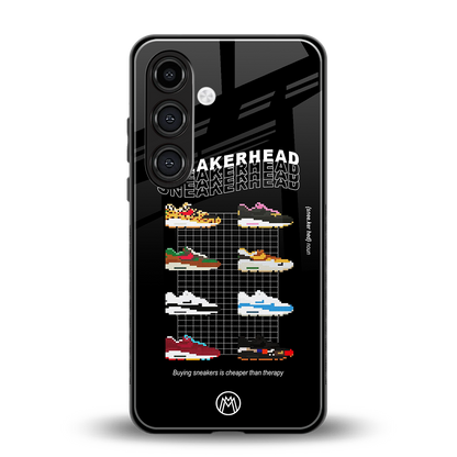 sneakerhead back phone cover | glass case for samsung galaxy s23