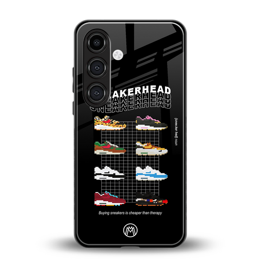 sneakerhead back phone cover | glass case for samsung galaxy s23