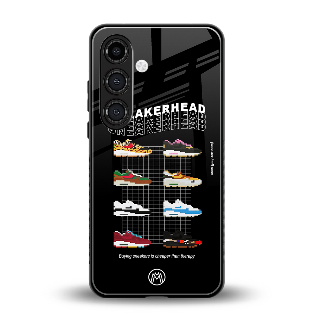 sneakerhead back phone cover | glass case for samsung galaxy s24 fe